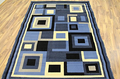 Royal 9332 Blue 5'2x7'2 Area Rugs Carpet Contemporary