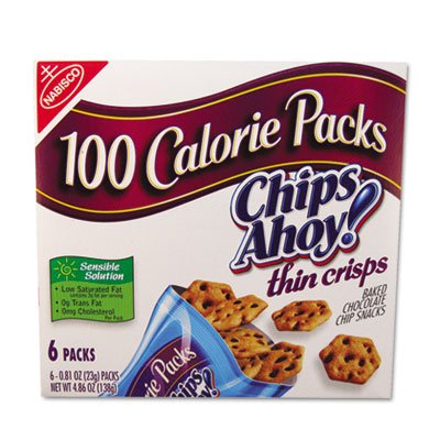 MJK6102 - Chips Ahoy! 100-Calorie Chips Ahoy Cookie Snack Pack