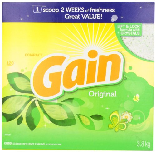 Gain Original Scent Powder Detergent 120 Loads, 137-Ounce