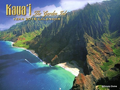 Hawaiian Calendar 2016 - Kauai Calendar - Garden Isle Cover