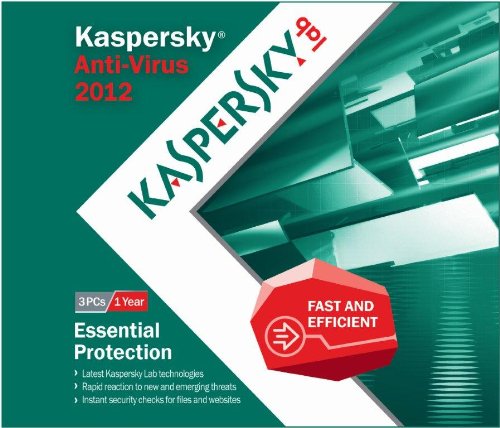 Kaspersky Anti Virus 2012 - 3 Users - Frustration Free Packaging