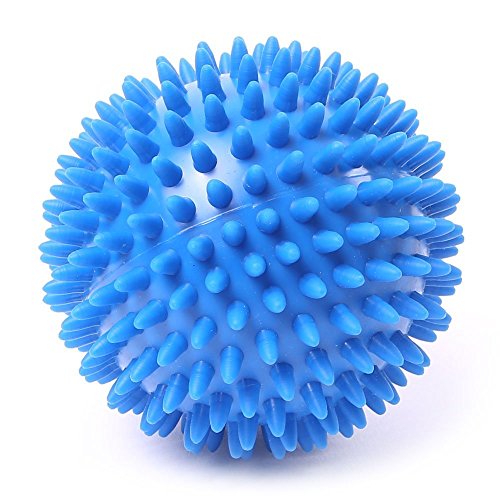 Spiky Massage Ball - Best Massage Ball for Self-Massage - Perfect for Deep Tissue Massage - Used on Most Effective on Neck, Back and Feet - Relieves Pain from Plantar Fasciitis - GAINWELL