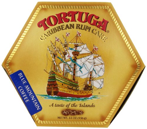 Tortuga Caribbean Rum Cake, Blue Mountain Coffee, 32-Ounce Box