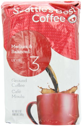 Seattle's Best Level 3 Ground Blend Coffee, Medium Balanced, 12-Ounce (Pack of 2)