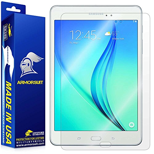 ArmorSuit MilitaryShield - Samsung Galaxy Tab A 8.0 Screen Protector - Anti-Bubble & Extreme Clarity Shield + Lifetime Replacement