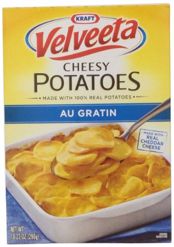Velveeta Cheesy Au Gratin Potatoes, 10.23-Ounce (Pack of 6)
