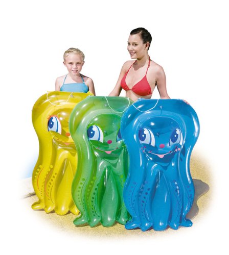 Bestway Childrens Mini Mat Octopus Inflatable / Lilo (Blue)