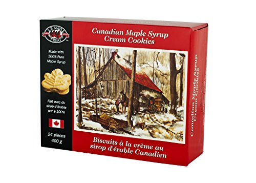 L B Maple Treat Red Box L B Maple Treat Maple Syrup Cream Cookies, 400gm