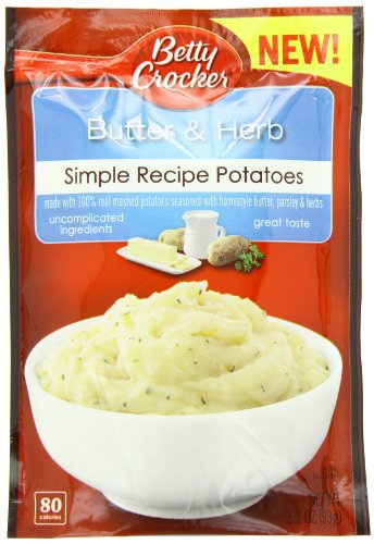 Betty Crocker Recipe Butter and Herb Potatoes, 3.3 Ounce (Pack of 8)