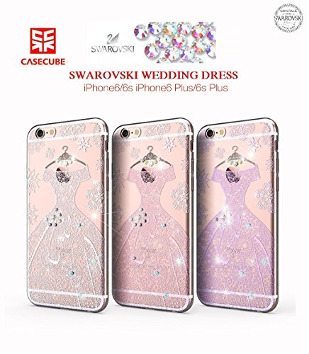 CASECUBE [Wedding Dress] SWAROVSKI TPU Series for Apple iPhone 6 / iPhone 6s - Swarovski