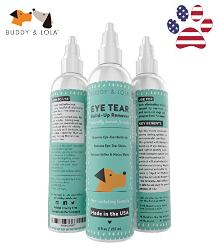 No Nasties! Premium Dog Tear Stain Remover - Natural Plant Based Treatment for Dogs. Reduces saliva & mucus which cause long-term staining. Super easy to use | USA Manufactured
