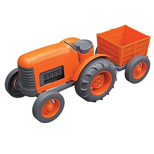 Green Toys TRTO-1042 Tractor Orange