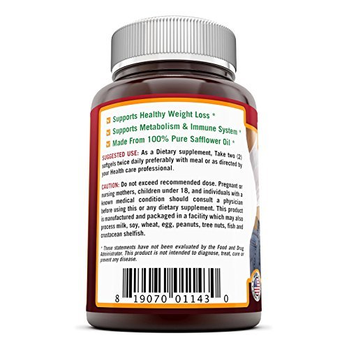 Nutri Essentials Conjugated Linoleic Acid (CLA) 1000 mg 120 Softgels