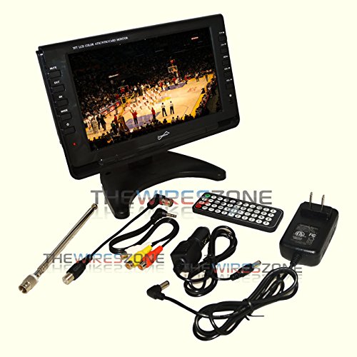 SuperSonic SC499 9 LCD Portable Digital TV with ATSC/NTSC Tuner and AC/DC Power (1 Each)