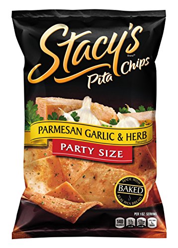 Stacy's Pita Chips, Parmesan Garlic and Herb, 18  Ounce