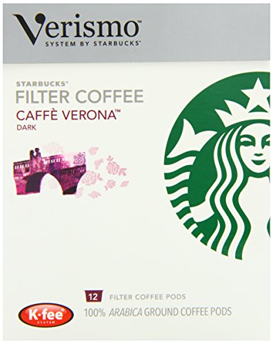 STARBUCKS VERISMO BY STARBUCKS FILTER COFFEE - CAFFE VERONA, 12 CT POD PACK,