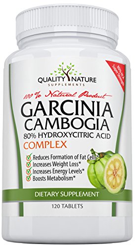 Quality Nature Garcinia Cambogia Extract Dietary Supplement, 120 Tablets