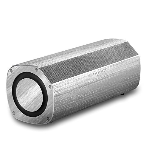 Bluetooth Speakers, Origem Portable Bluetooth Wireless Stereo Surround Sound Boombox Ultra Bass Subwoofer Speaker, Aluminum Housing, NFC and EQ Music Effect Function