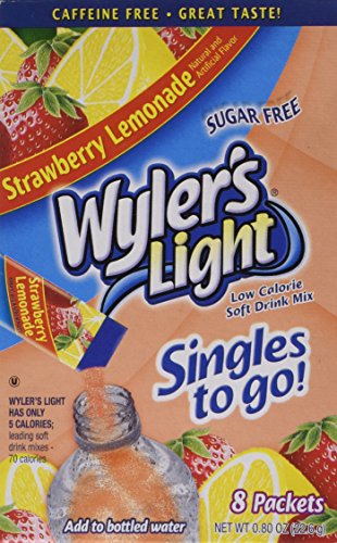 Wyler's Light Singles to Go! Strawberry Lemonade 8 Ct Box