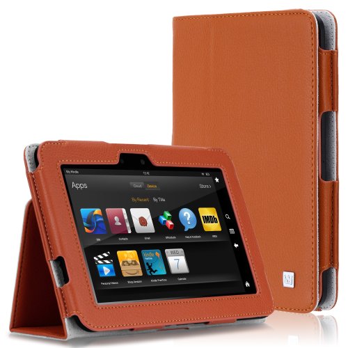 CaseCrown Bold Standby Case (Orange) for Amazon Kindle Fire HD 8.9 Inch (Built-in magnet for sleep / wake feature)