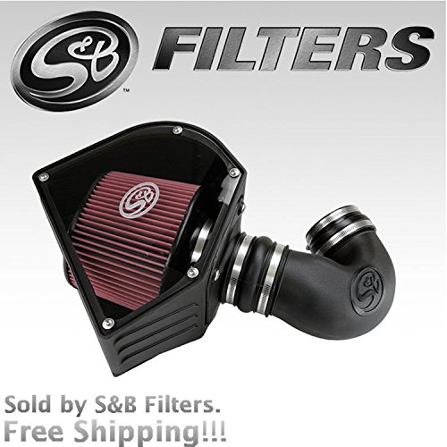 S&B 75-5044 Cold Air Intake Kit Dodge Ram 2500 3500 (Cleanable, 8-ply Cotton Filter)