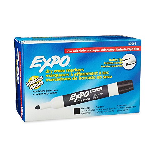 Expo 2 Low-Odor Dry Erase Markers, Bullet Tip