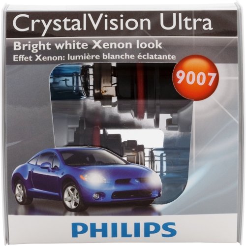Philips 9007 CrystalVision ultra Upgrade Headlight Bulb (Pack of 2)