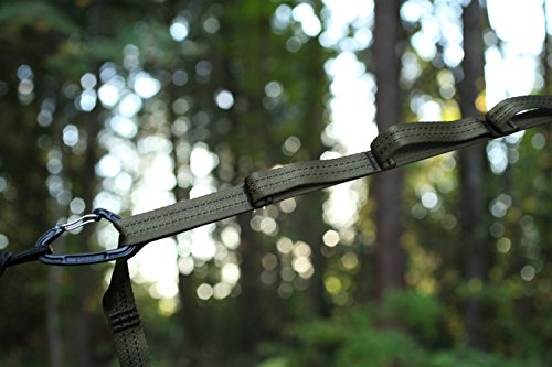 Hammock Tree Hanging Strap (The Only! *500lb* Weight Rating) Set of 2 By Nw Sports 100% Polyester No-stretch Hanging Portable Strap System