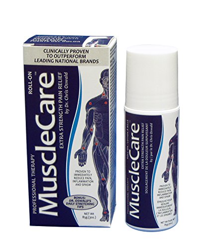 MuscleCare Natural Pain Relief Gel, Extra Strength Roll-On, Topical Analgesic, 2 pack (3oz)