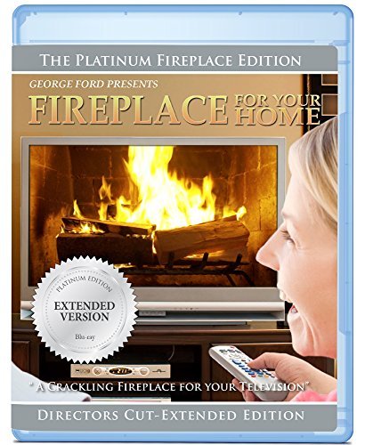 Fireplace DVD For Your Home Series - Platinum Edition - Burning Wood - Long Play Blu-ray