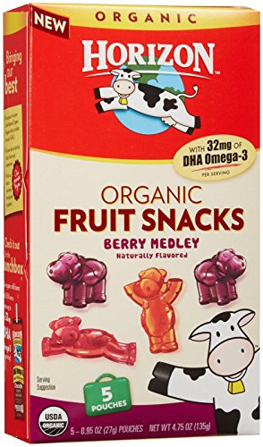 Horizon Organic Dairy Fruit Snacks - Berry Medley - 0.95 oz - 5 Count
