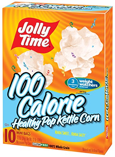 Jolly Time Healthy Pop Kettle Corn Weight Watchers Microwave Popcorn Mini Bags, 10 Count (Pack of 3)