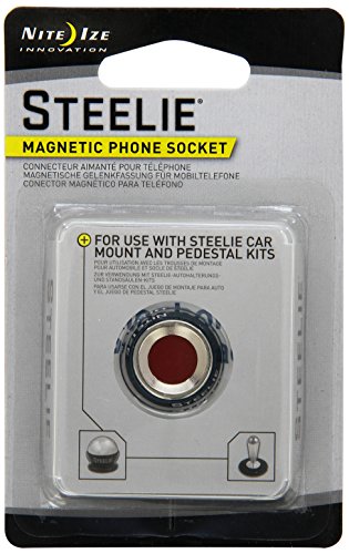 Nite Ize STSM-11-R7 Steelie Magnetic Phone Socket, Mount, Retail Packaging