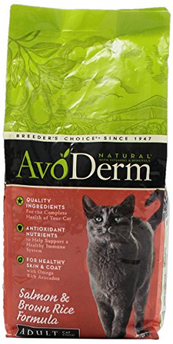 AvoDerm Natural Adult Salmon Corn Free Formula Cat Food, 6-Pound