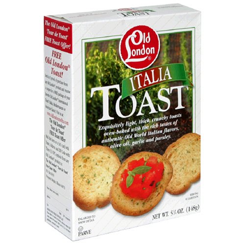 Old London Italian Toast, 5.25-Ounce Boxes (Pack of 12)