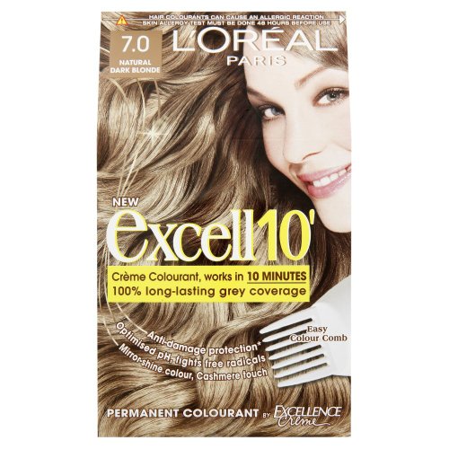 L'Oreal Excell10 Hair Colour - Natural Dark Blonde 7.0
