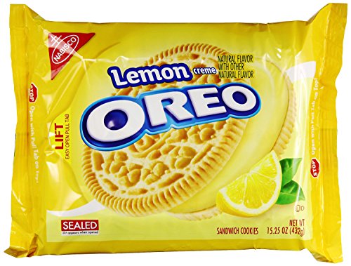 Oreo Lemon Creme Sandwich Cookies (15.25-Ounce Packages, 12-Pack)