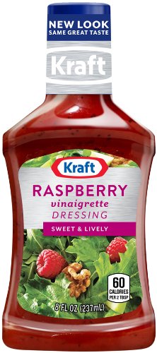Kraft Raspberry Vinaigrette with Poppy Seeds, 8-Ounce (Pack of 6)