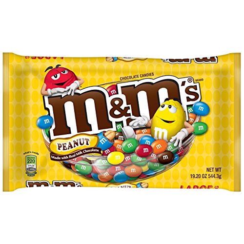 M&M'S Peanut Chocolate Candy 19.2-Ounce Bag
