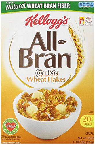 All Bran Cereal, Complete Wheat, 18 Oz