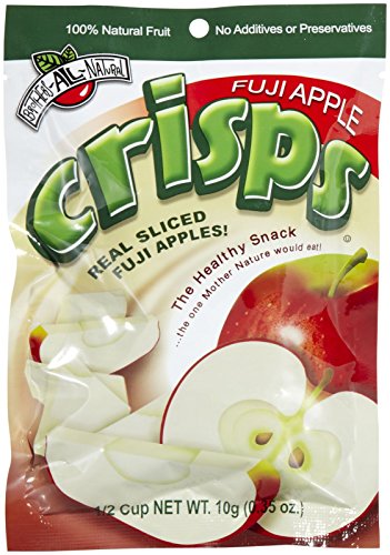 Brothers-ALL-Natural Fuji Apple Crisps, 0.35 oz Bags, 12 ct