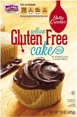Betty Crocker Gluten Free Yellow Cake Mix, 15 oz, 6 Pack