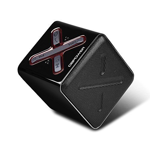 DBPOWER Zinc Alloy Lucky Dice Mini Wireless Portable Bluetooth Speakers, Outdoor Bluetooth Speaker, Surging Powerful Bass, CSR 4.0, Built-in Speakerphone for Smartphones, Tablets, Laptops, PC