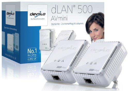 Devolo dLAN 500 AVmini (IEEE 1901/ HPlug AV) Starter Kit - (2x plugs)