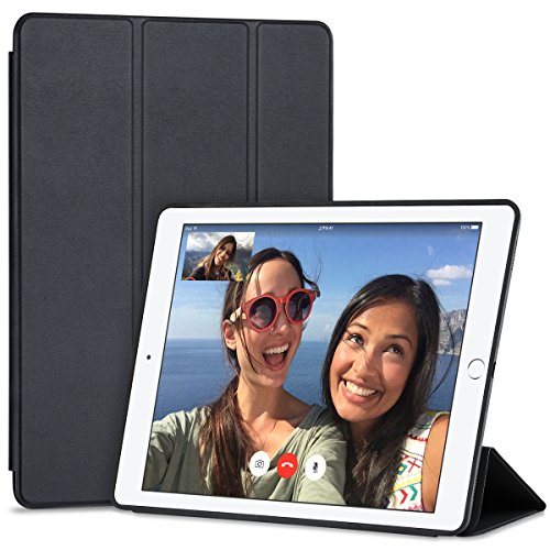 iPad Pro Case,iVAPO [Magnetic Closure] iPad Pro Filio Slim-Fit Smart Case Cover for Apple iPad Pro 12.9 2015 with Auto Sleep/ Wake Function (Black)