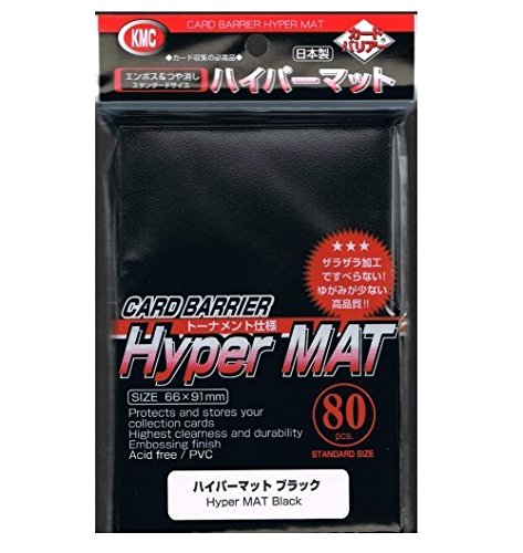 Hyper Matte Sleeves (80-Pack), Black