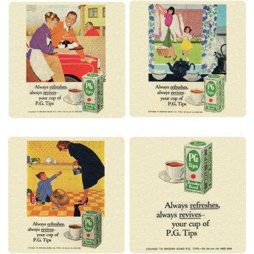 PG Tips Coasters, Set of 4