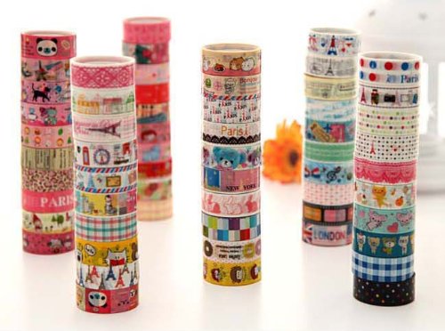 60 Different Pattern of Kawaii Scrapbooking Tapes Stickers N106