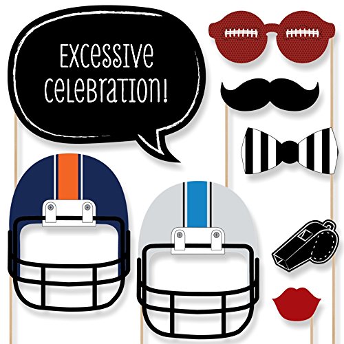 Super Bowl Party - Photo Booth Props Kit - 20 Count