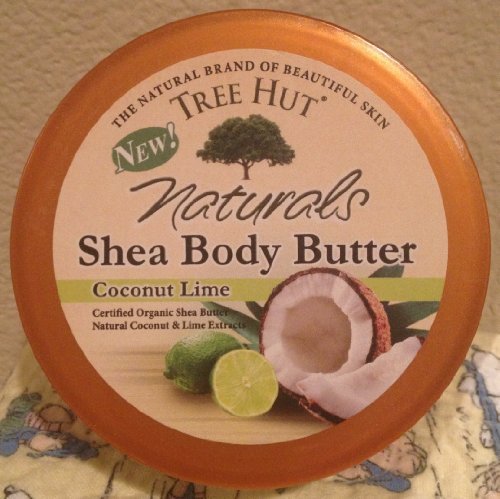 Tree Hut Naturals Shea Body Butter, Coconut Lime 7 Oz.